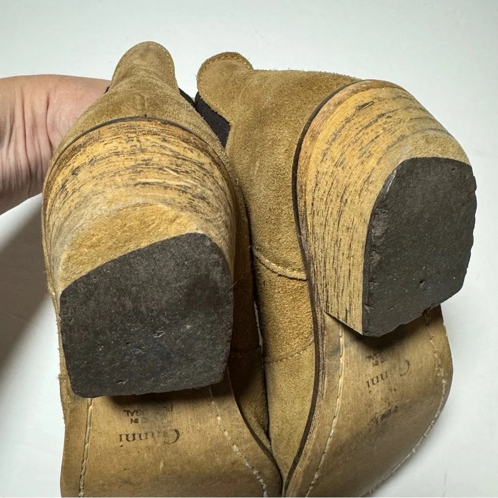 Ganni Suede Western Boots